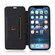iPhone 12 / 12 Pro Bronzing Plating PU + TPU Horizontal Flip Leather Case with Holder & Card Slot - Black
