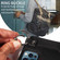 iPhone 12 / 12 Pro Calf Texture Wrist Card Slot Ring Phone Case - Black