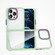 iPhone 12 / 12 Pro Colorful Metal Lens Ring Phone Case - Green