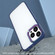 iPhone 12 / 12 Pro Colorful Metal Lens Ring Phone Case - Purple