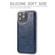 iPhone 12 / 12 Pro Crazy Horse Texture Detachable Magnetic Back Cover Horizontal Flip Leather Case with Holder & Card Slots & Photo Frame & Wallet - Blue