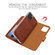 iPhone 12 / 12 Pro Crazy Horse Texture Detachable Magnetic Back Cover Horizontal Flip Leather Case with Holder & Card Slots & Photo Frame & Wallet - Brown