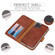 iPhone 12 / 12 Pro Crazy Horse Texture Detachable Magnetic Back Cover Horizontal Flip Leather Case with Holder & Card Slots & Photo Frame & Wallet - Brown