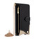 iPhone 12 / 12 Pro Crossbody Chain Fishtail Litchi Leather Phone Case - Black
