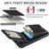 iPhone 12 / 12 Pro Crossbody Lanyard Zipper Wallet Leather Phone Case - Black