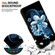 iPhone 12 / 12 Pro Crystal Texture Colored Drawing Leather Phone Case - Black Orchid
