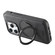 iPhone 12 / 12 Pro Denior A14 Skin Feel Rotating Holder MagSafe Phone Case - Black