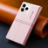 iPhone 12 / 12 Pro Dream Magnetic Suction Business Horizontal Flip PU Leather Case with Holder & Card Slot & Wallet - Rose Gold