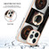 iPhone 12 / 12 Pro Electroplating Dual-side IMD Phone Case with Ring Holder - Retro Radio