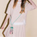 iPhone 12 / 12 Pro Electroplating Pattern IMD TPU Shockproof Case with Neck Lanyard - Colorful Scales