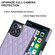 iPhone 12 / 12 Pro Elegant Rhombic Pattern Microfiber Leather +TPU Shockproof Case with Crossbody Strap Chain - Purple