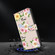 iPhone 12 / 12 Pro Fresh Painted Leather Phone Case - Colored Flowers