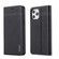 iPhone 12 / 12 Pro GEBEI Top-grain Leather Horizontal Flip Protective Case with Holder & Card Slots - Black
