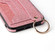 iPhone 12 / 12 Pro Glitter Powder PU+TPU Shockproof Protective Case with Holder & Card Slots & Wrist Strap - Pink