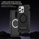 iPhone 12 / 12 Pro Guard MagSafe Holder Matte PC Hybrid TPU Phone Case - Black