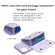 iPhone 12 / 12 Pro Horizontal Wallet Rhombic Leather Phone Case - Purple