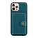 iPhone 12 / 12 Pro JEEHOOD Retro Magnetic Detachable Protective Case with Wallet & Card Slot & Holder - Blue