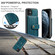 iPhone 12 / 12 Pro JEEHOOD RFID Blocking Anti-Theft Wallet Phone Case - Blue