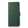 iPhone 12 / 12 Pro KHAZNEH Side-Magnetic Litchi Genuine Leather RFID Case - Green