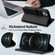 iPhone 12 / 12 Pro LC.IMEEKE L2 Series Detachable Magsafe PU Phone Case with Lanyard - Black
