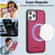 iPhone 12 / 12 Pro LC.IMEEKE L2 Series Detachable Magsafe PU Phone Case with Lanyard - Red