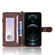 iPhone 12 / 12 Pro Litchi Texture Zipper Leather Phone Case - Brown
