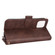 iPhone 12 / 12 Pro Litchi Texture Zipper Leather Phone Case - Brown