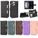 iPhone 12 / 12 Pro Litchi Texture Zipper Leather Phone Case - Brown