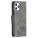iPhone 12 / 12 Pro Matching Color Crocodile Texture Horizontal Flip PU Leather Case with Wallet & Holder & Card Slots - Grey