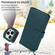 iPhone 12 / 12 Pro Multi-Card Wallet RFID Leather Phone Case - Green