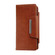 iPhone 12 / 12 Pro Multifunctional 7-Cards Wallet Leather Phone Case - Brown