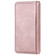 iPhone 12 / 12 Pro Multifunctional Magnetic Copper Buckle Horizontal Flip Solid Color Leather Case with 10 Card Slots & Wallet & Holder & Photo Frame - Rose Gold