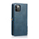 iPhone 12 / 12 Pro Multiple Card Slots Detachable Magnetic Horizontal Flip Leather Case with Card Slots & Holder & Wallet - Navy Blue