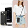 iPhone 12 / 12 Pro PU+TPU Shockproof Protective Case with Crossbody Lanyard & Holder & Card Slot & Wrist Strap - Purple