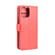 iPhone 12 / 12 Pro R64 Texture Single Horizontal Flip Protective Case with Holder & Card Slots & Wallet& Photo Frame - Red