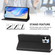 iPhone 12 / 12 Pro RC01 Dual-Folded Magnetic Suction RFID Leather Phone Case - Black