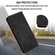 iPhone 12 / 12 Pro Retro Elephant Embossed Leather Phone Case - Black