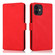 iPhone 12 / 12 Pro Retro Magnetic Closing Clasp Horizontal Flip Leather Case with Holder & Card Slots & Photo Frame & Wallet - Red