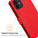 iPhone 12 / 12 Pro Retro Magnetic Closing Clasp Horizontal Flip Leather Case with Holder & Card Slots & Photo Frame & Wallet - Red