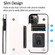iPhone 12 / 12 Pro Shockproof PU + TPU Leather Case with Card Slots & Holder & Photo Frame & Wallet - White