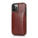iPhone 12 / 12 Pro Shockproof PU + TPU Protective Case with Card Slots & Holder - Brown