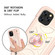 iPhone 12 / 12 Pro Shockproof Silicone + PC Protective Case with Dual-Ring Holder - Rose Gold
