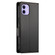 iPhone 12 / 12 Pro Side Buckle Magnetic Frosted Leather Phone Case - Black