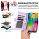 iPhone 12 / 12 Pro Side Buckle RFID Anti-theft Leather Phone Case - Light Purple
