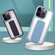 iPhone 12 / 12 Pro Skin-Feel Plating Wrist Strap Stand Phone Case - Black