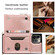 iPhone 12 / 12 Pro Square Zipper Wallet Bag TPU+PU Back Cover Case with Holder & Card Slots & Wallet & Cross-body Strap - Red