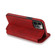 iPhone 12 / 12 Pro Strong Magnetic Closure PU + TPU Leather Case with Card Slots & Holder - Red