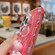 iPhone 12 / 12 Pro TPU + PC + Glitter Sequins Full Coverage Phone Case with Bracelet - Red