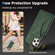 iPhone 12 / 12 Pro Ultra-thin Shockproof Protective Case with Holder & Metal Magnetic Function - Green