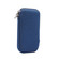 iPhone 12 / 12 Pro Universal Elasticity Zipper Protective Case Storage Bag with Lanyard / 6.1 inch Smart Phones - Sapphire Blue